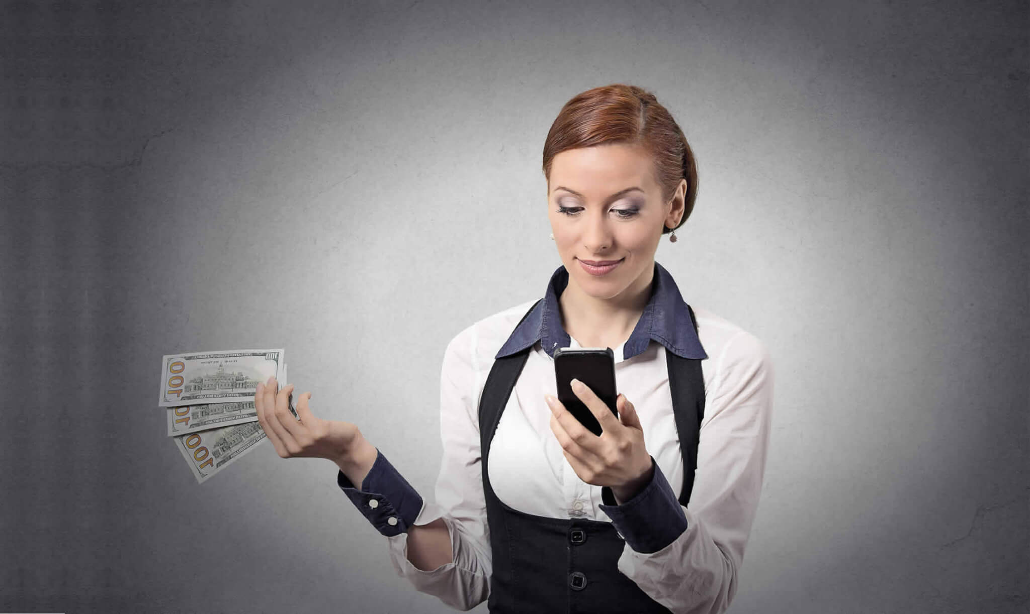 Girl with vouchercart earnings