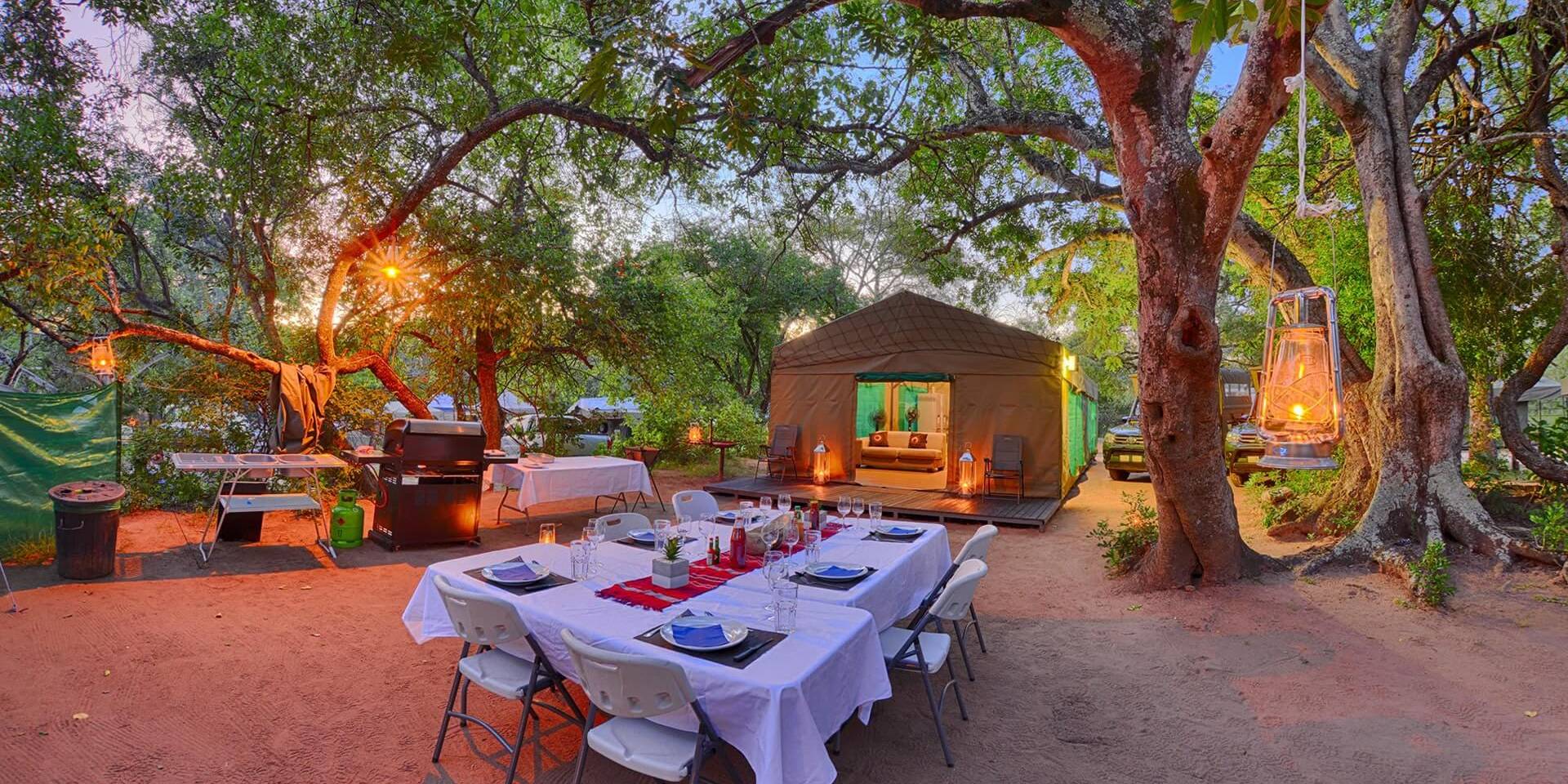 Tented Adventures Camp Dining