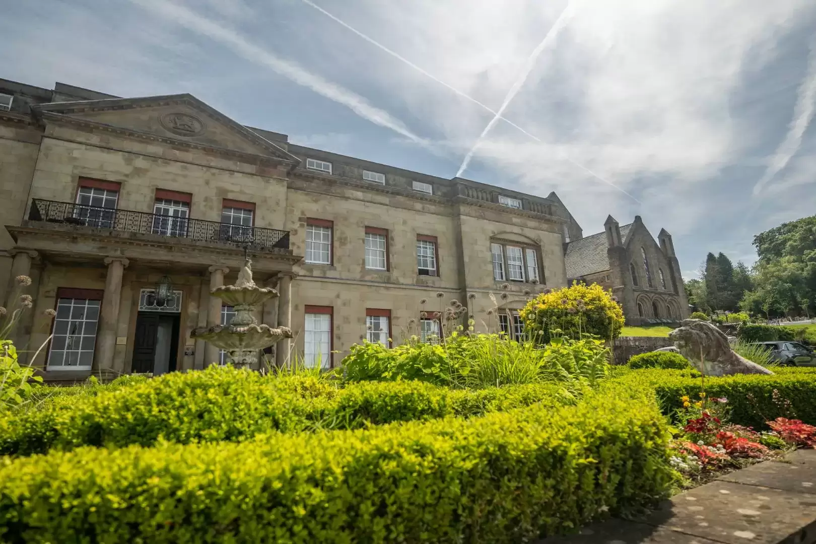 Shrigley Hall Exterior in the sun