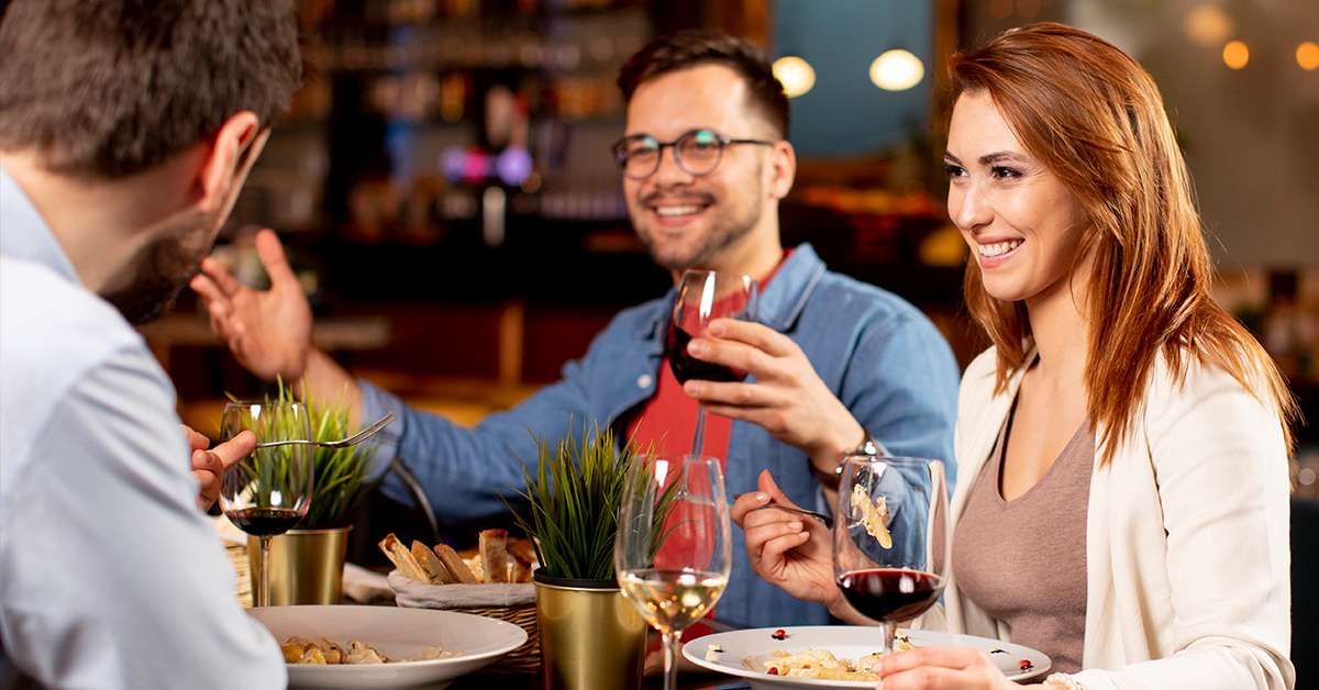 People at restaurant