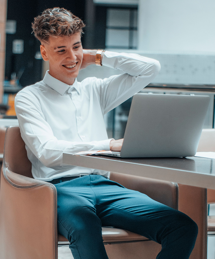 Person on laptop